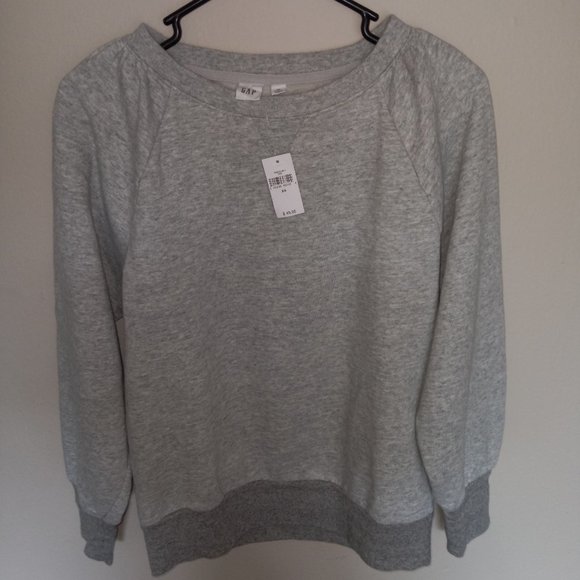 Gap Gray Silver Pullover Sweatshirt - Picture 1 of 9
